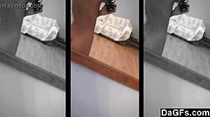 watch me in the mirror with small tits and piercing