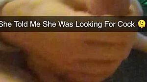 Cheating blonde milf wife gets rough fucked by huge cock after club on Snapchat - Richelle Rose