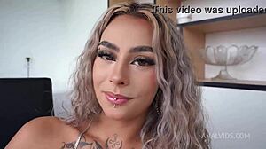 Pretty Brazilian Morganita Brux Faces First Gangbang with Monster Cocks in Dap Anal