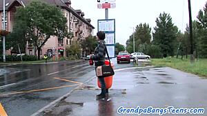 I uh, watched this bigtit eurobabe bang her grandpa in doggystyle... so hot, cumshot everywhere