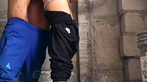 Hermanastra sexy latina escapes university for hidden outdoor public pussy fuck with cute ass babe.