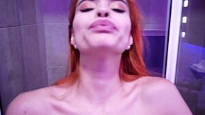 sussy is having fun at home while her parents go shopping