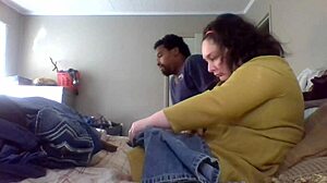 I feel so connected to my mature wife as she teaches me how to fold clothes with her big natural tits nearby