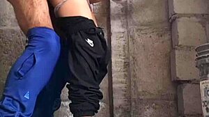 Hermanastra sexy latina escapes university for hidden outdoor public pussy fuck with cute ass babe.