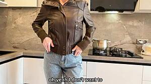 Stepdaughter Begs For Missionary Creampie From Stepdad With Cum On Russian Tits After Blowjob And Doggystyle