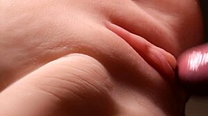fuck her smooth wet shaved pussy close up