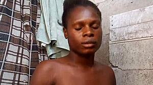 I start my early morning with softcore teasing on bed as skinny solo