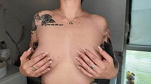 Naked Follow with Wet Pussy and Big Natural Tits