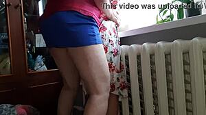 I Fuck My Stepdaughter In Dress And Miniskirt With Strapon For Passionate Homemade Orgasm When Husband Works