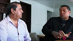 I feel so drawn to this cute brunette Latina teen in lingerie during her casting interview