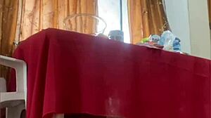 Married Woman in Short Clothes Almost Naked on Live - Tempting or Too Much?