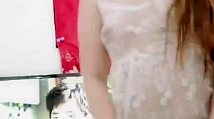 Ngentot Tight Pussy of Cute Plump Wife Almost Cums Inside