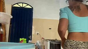 Married Woman in Short Clothes Almost Naked on Live - Tempting or Too Much?