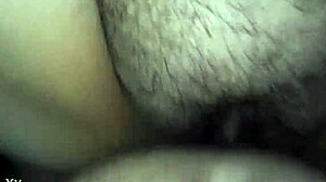 Fucking Creamy Hairy Latina Pussy in Close Pov Action