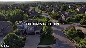 Erika And Dolce Dive Into Intense Lesbian Pussy Licking Action