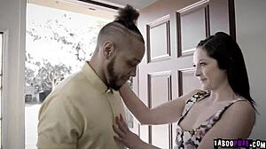 Donny Sins And Zac Wild Pound Avi Loves Hairy Pussy And Take Her Virginity In Threesome