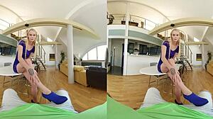 Czech Blonde In Lingerie Rides Cowgirl And Gets Bent Over Doggystyle Pov