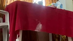 Married Woman in Short Clothes Almost Naked on Live - Tempting or Too Much?