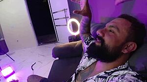 Anne Cristalli in Ménage Takes Cock and Lets Lukas Zaad Cum in Mouth During Group Orgy