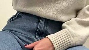 I feel so aroused getting quick orgasm in doctors office with public outdoor patient vibe