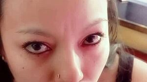 How Delicious Is This Homemade Blowjob from Horny Latina with Great Deep Throat?