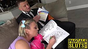 i feel so submissive as this british blonde gets bound and dominated by experienced master