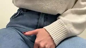 I feel so aroused getting quick orgasm in doctors office with public outdoor patient vibe