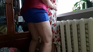I Fuck My Stepdaughter In Dress And Miniskirt With Strapon For Passionate Homemade Orgasm When Husband Works