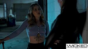 My hot nerdy big tittied gf with glasses helped me so I fucked her hard in doggystyle