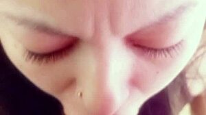 How Delicious Is This Homemade Blowjob from Horny Latina with Great Deep Throat?