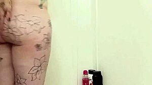 Soaking Wet And Soapy With Big Natural Tits Versus Dripping Wet Pussy In The Shower