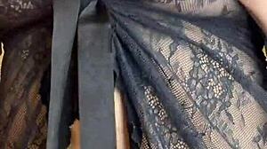 uh, i mean, this thick pawg latina is dancin' around in see-through lingerie... her big tits and goth vibes are killin' it