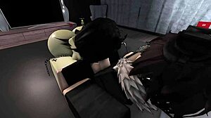 Fucking And Cumming Very Hard In My Friend Tomoko On Roblox With Deep Doggystyle Action
