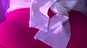 Upskirt fucking with multiple cumshots on big ass