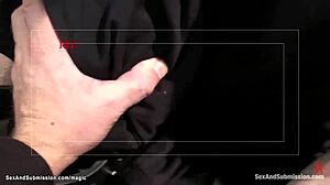 Bound Blonde Girlfriend Endures Double Penetration in Kinky Submission Scene