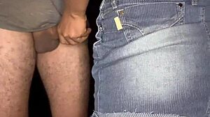 Eating Step Cousin Ass Hard Outside In Heavy Rain While She Moans On Dick During Workout