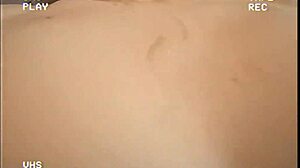 what's in this family sex tape with blonde wife getting cum on tits?