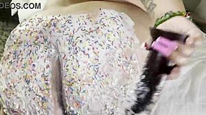 i love how stacxxxs shows off jaidyn venus making that sundae with her big curvy latina ass spreading wide