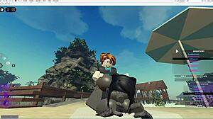 The emo slut encountered a lucky guy with a monster cock. She got roughly fucked in her big ass and tits.