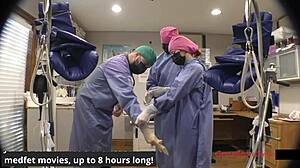 I love how Jewel handles that close-up anal fingering as the nurse in gloves.