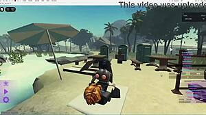 The emo slut encountered a lucky guy with a monster cock. She got roughly fucked in her big ass and tits.