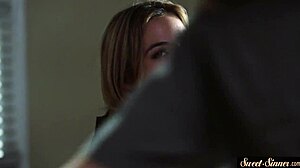 Teen babe starts with erotic foreplay in group fantasy before getting banged doggystyle in full movie