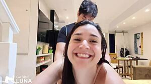 novinha cachorra enjoys quickie with big cock from her boyfriend in homemade video