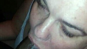 Mature mom sucking young 18+ BBC sloppy