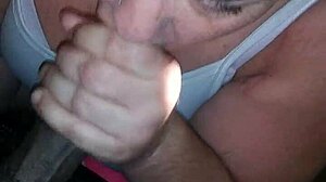 Mature mom sucking young 18+ BBC sloppy