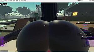 The emo slut encountered a lucky guy with a monster cock. She got roughly fucked in her big ass and tits.