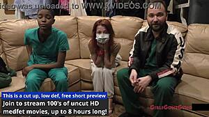 I love how Jewel handles that close-up anal fingering as the nurse in gloves.