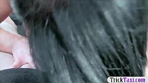 Big Juggs Passenger with Hooters Gets Drilled by Pervert Driver in Public Outdoor Reality