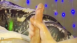 Handjob Session Milks His Uncut Cock Directly into My Mouth with Lactating Intensity and Full Release