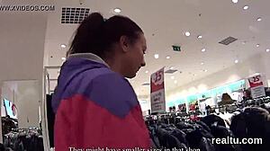 Stellar Czech sweetie seduced in hypermarket and poked in pov